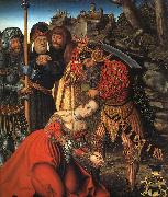 Lucas  Cranach The Martyrdom of St.Barbara Spain oil painting reproduction